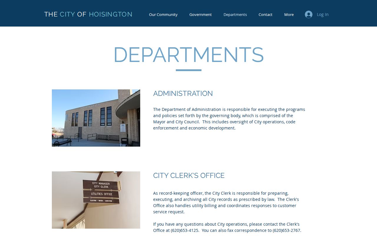 Hoisington Municipal Court traffic citation and clerk information