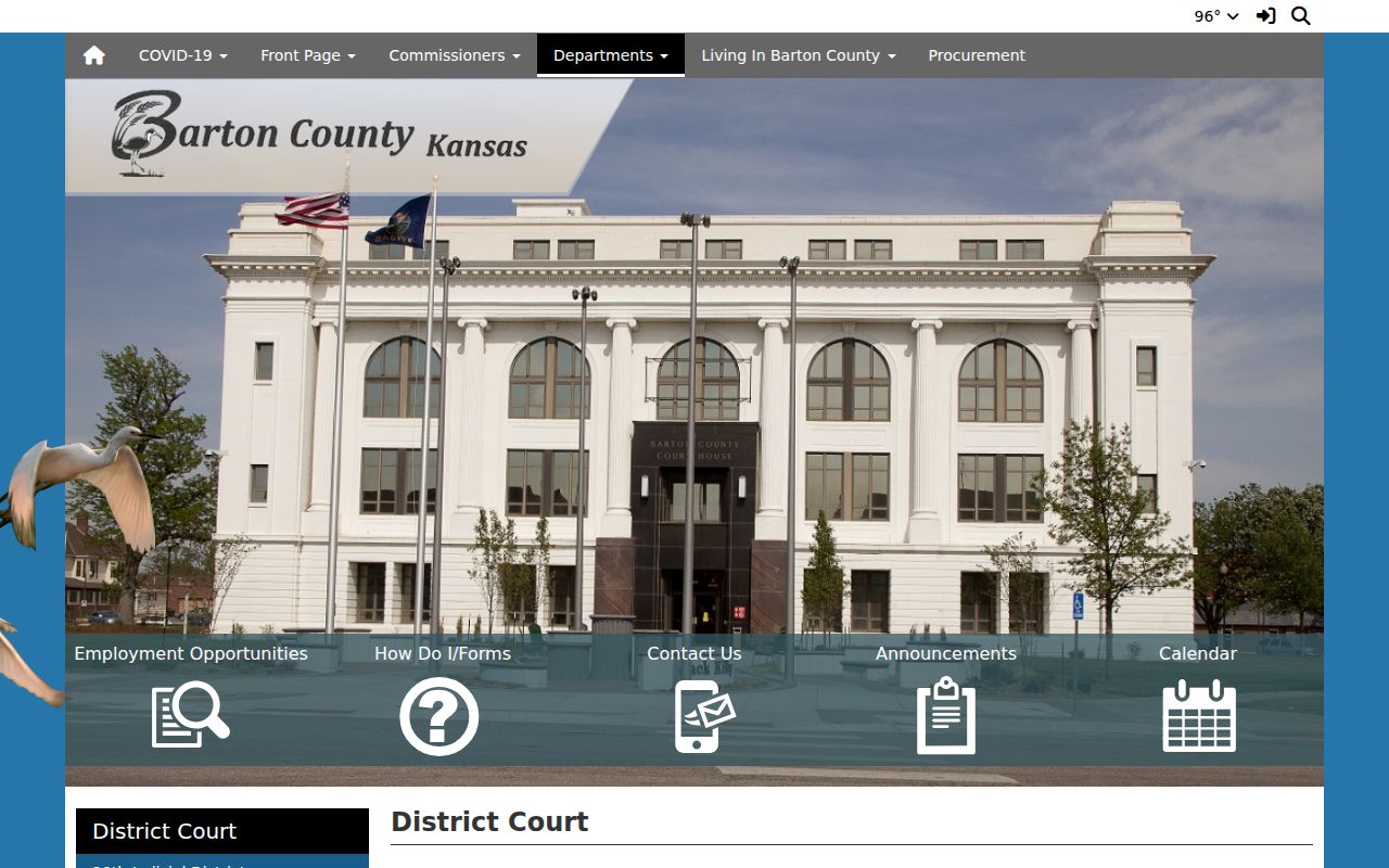 Official Barton County District Court resource page